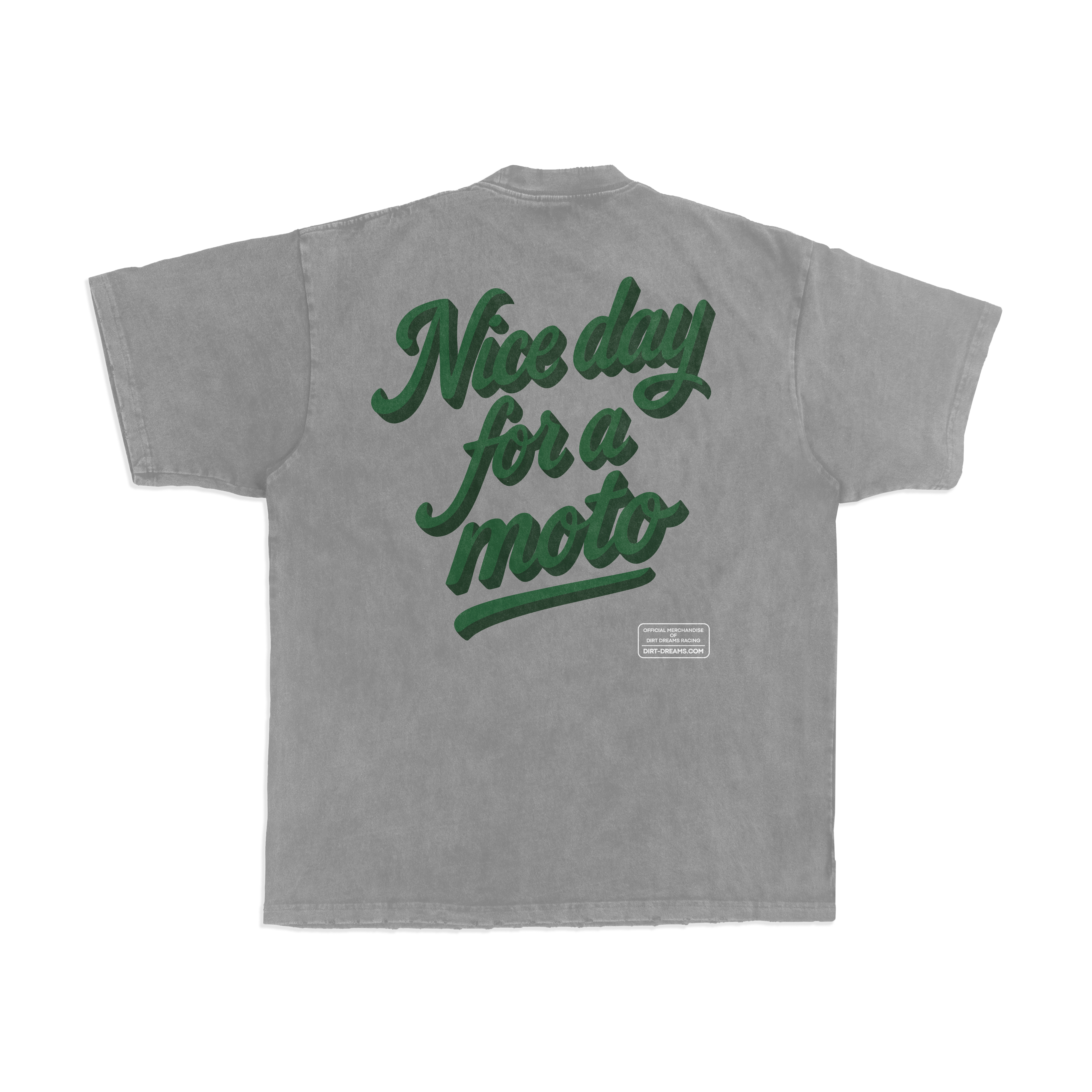 Limited Edition | Nice Day for a Moto | Light Gray Shirt – Dirt Dreams