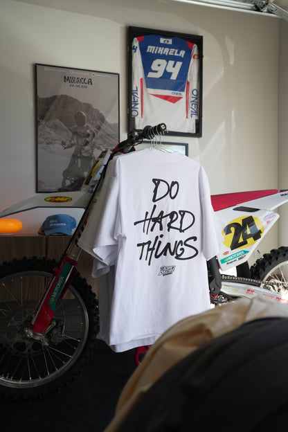 Limited Edition | Do Hard Things | Blizzard White Tee