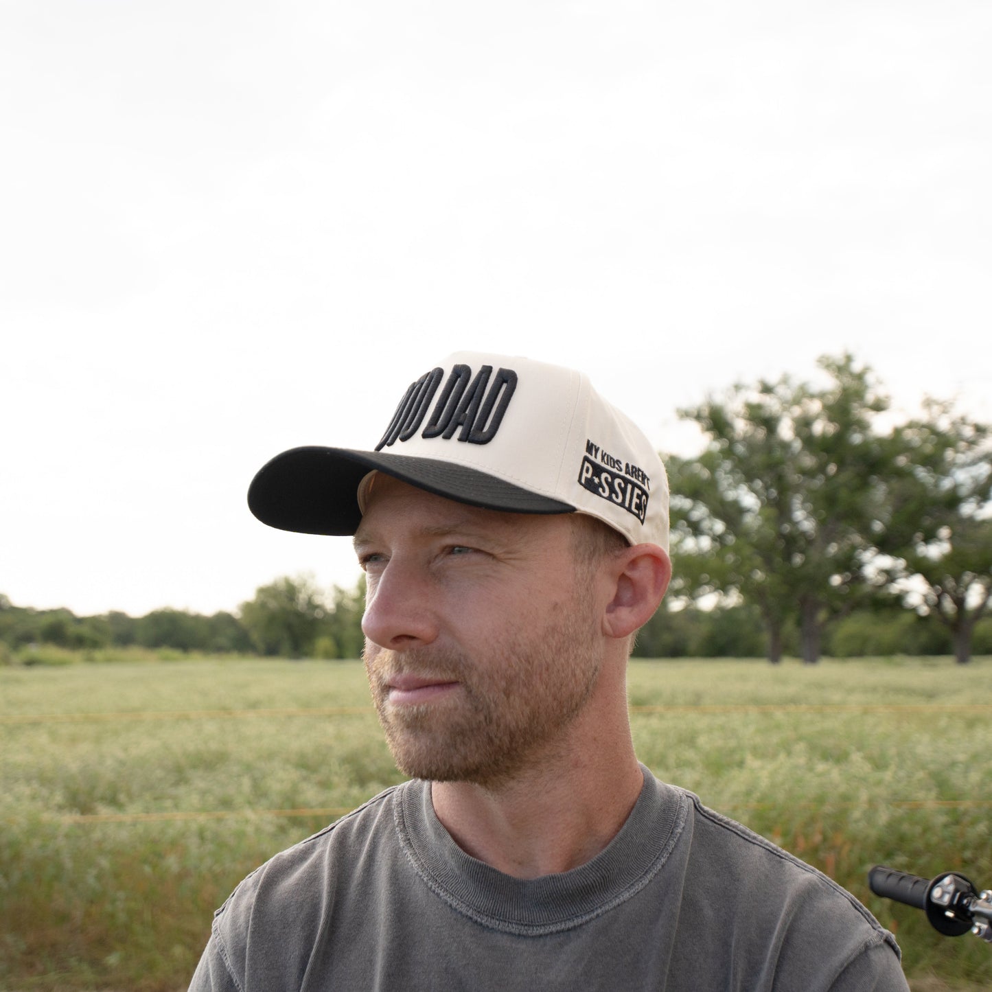 Moto Dad | Black/Cream Cap