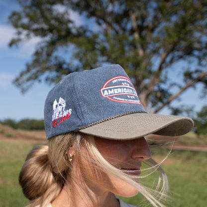 Limited Edition | American Moto | Blue/Green Cap