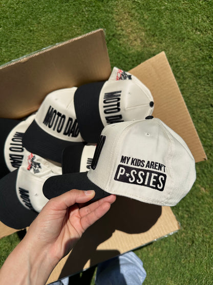 Moto Dad | Black/Cream Cap