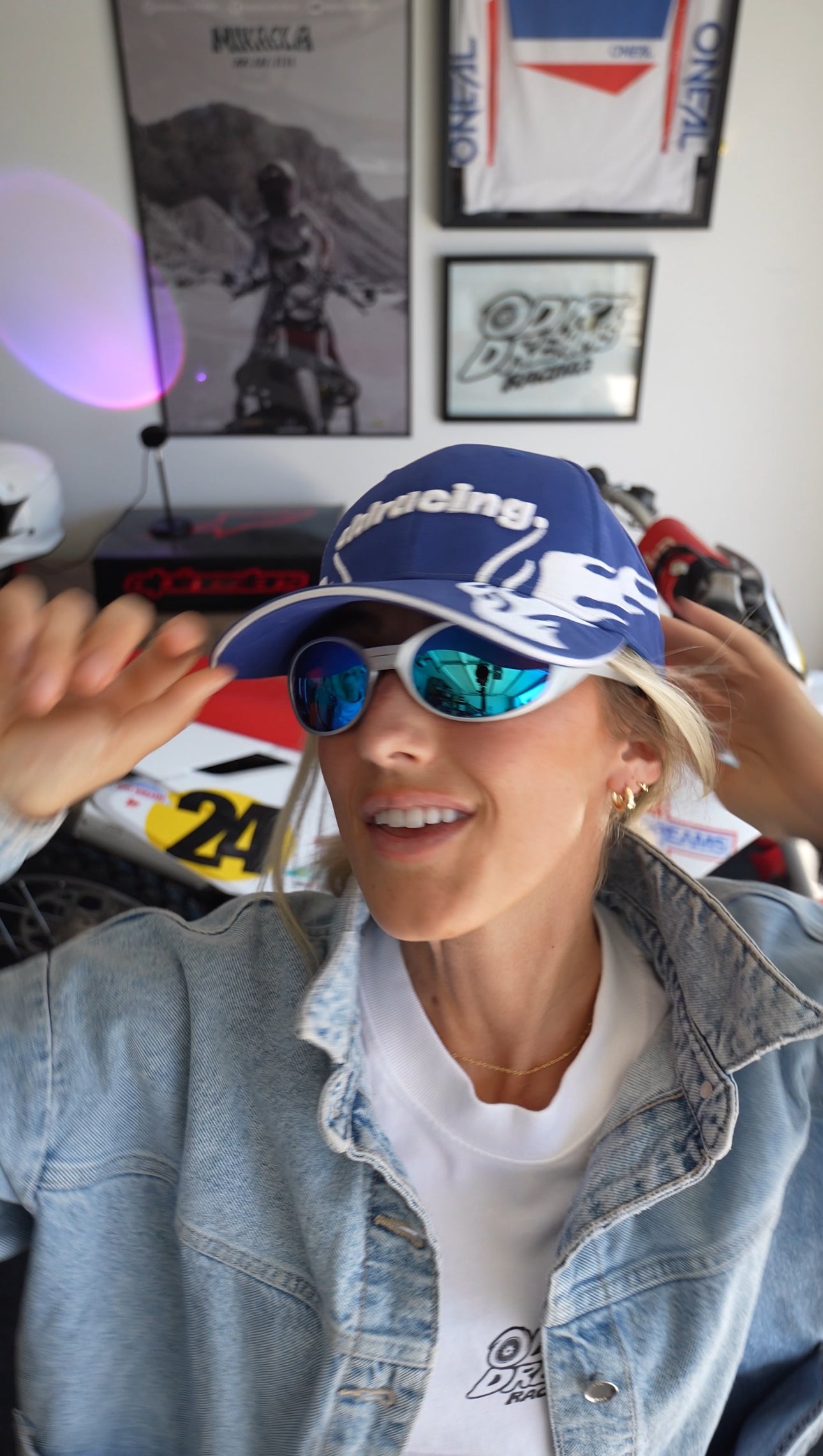 Limited Edition | dd racing | White Flames Cap