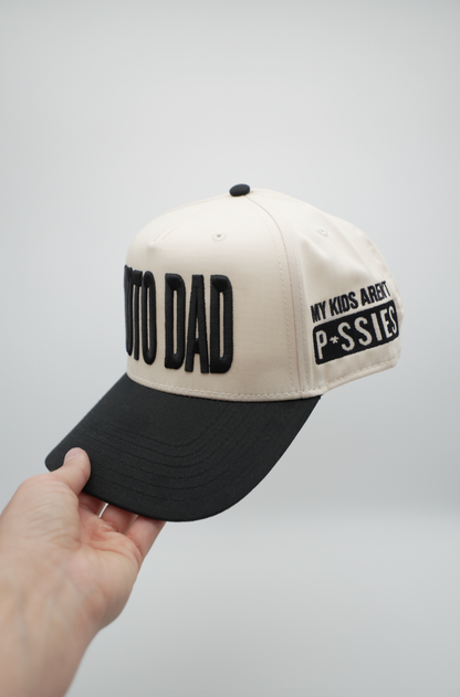Moto Dad | Black/Cream Cap
