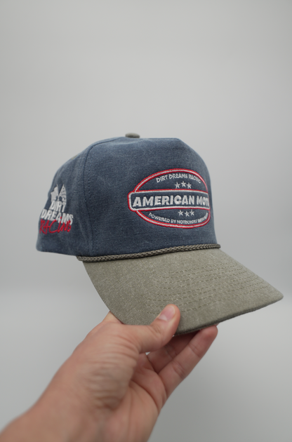 Limited Edition | American Moto | Blue/Green Cap